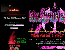 Tablet Screenshot of mymorbidmind.com